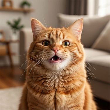 mal aliento en gatos